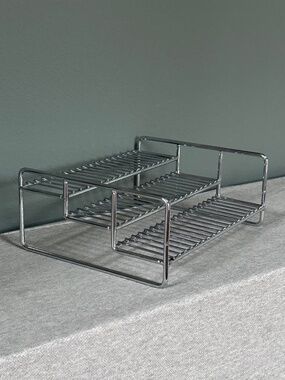 The Container Store: 3-Tier Metal Spice-Jar-Can Rack